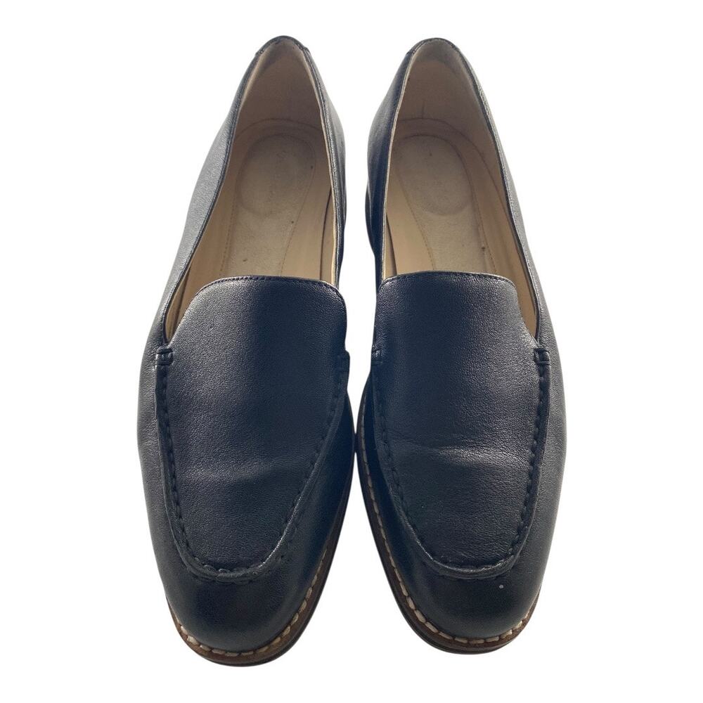 Cole Haan Women's W16082 - The Go-To Loafer Black Grainy Leather 6.5 B Shoes